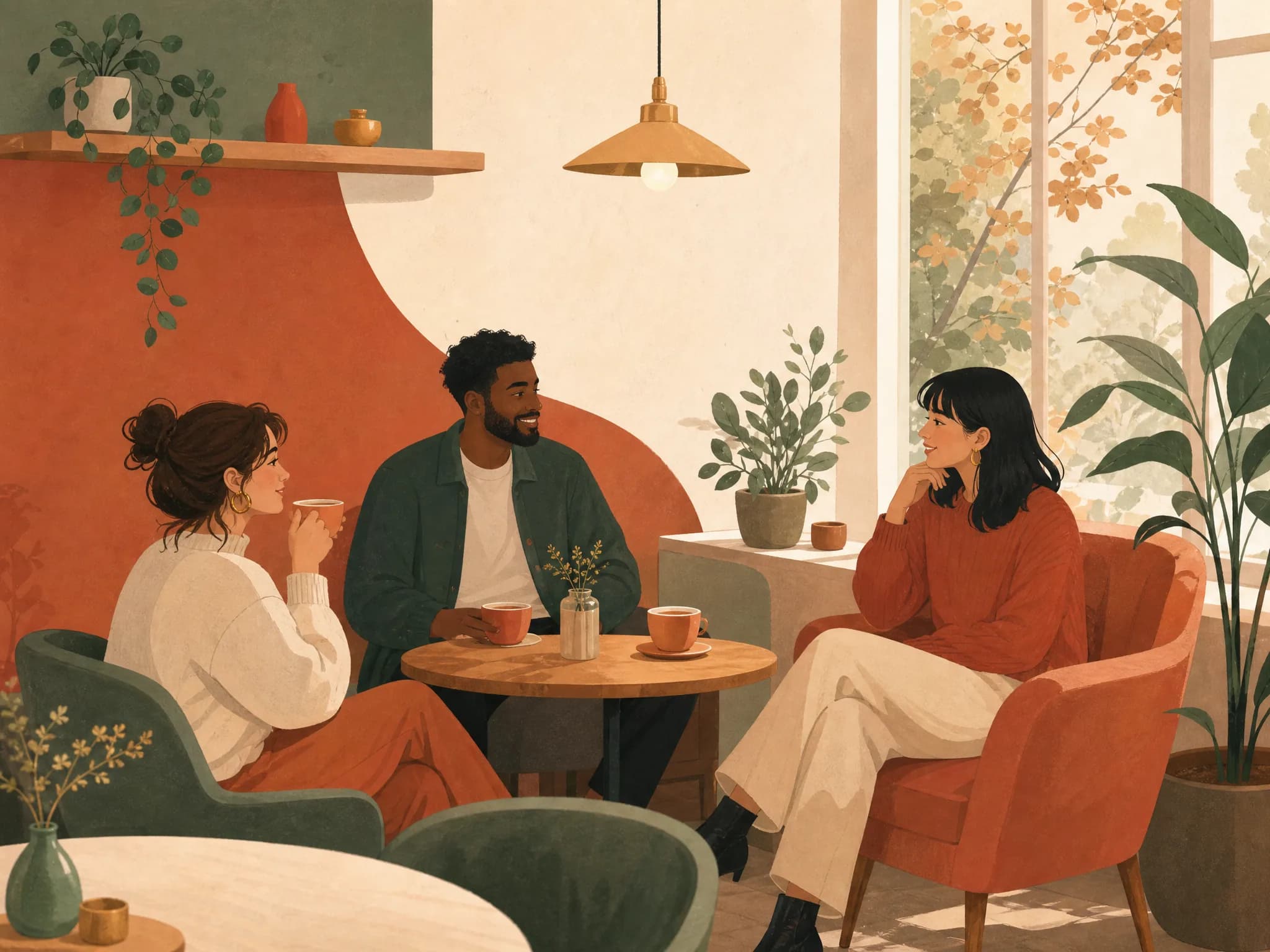 Ruhiges Nachbarschaftscafé