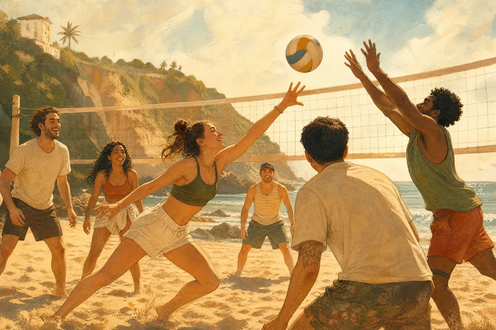 Beachvolleyball: Der sozialste Sommersport für neue Freundschaften