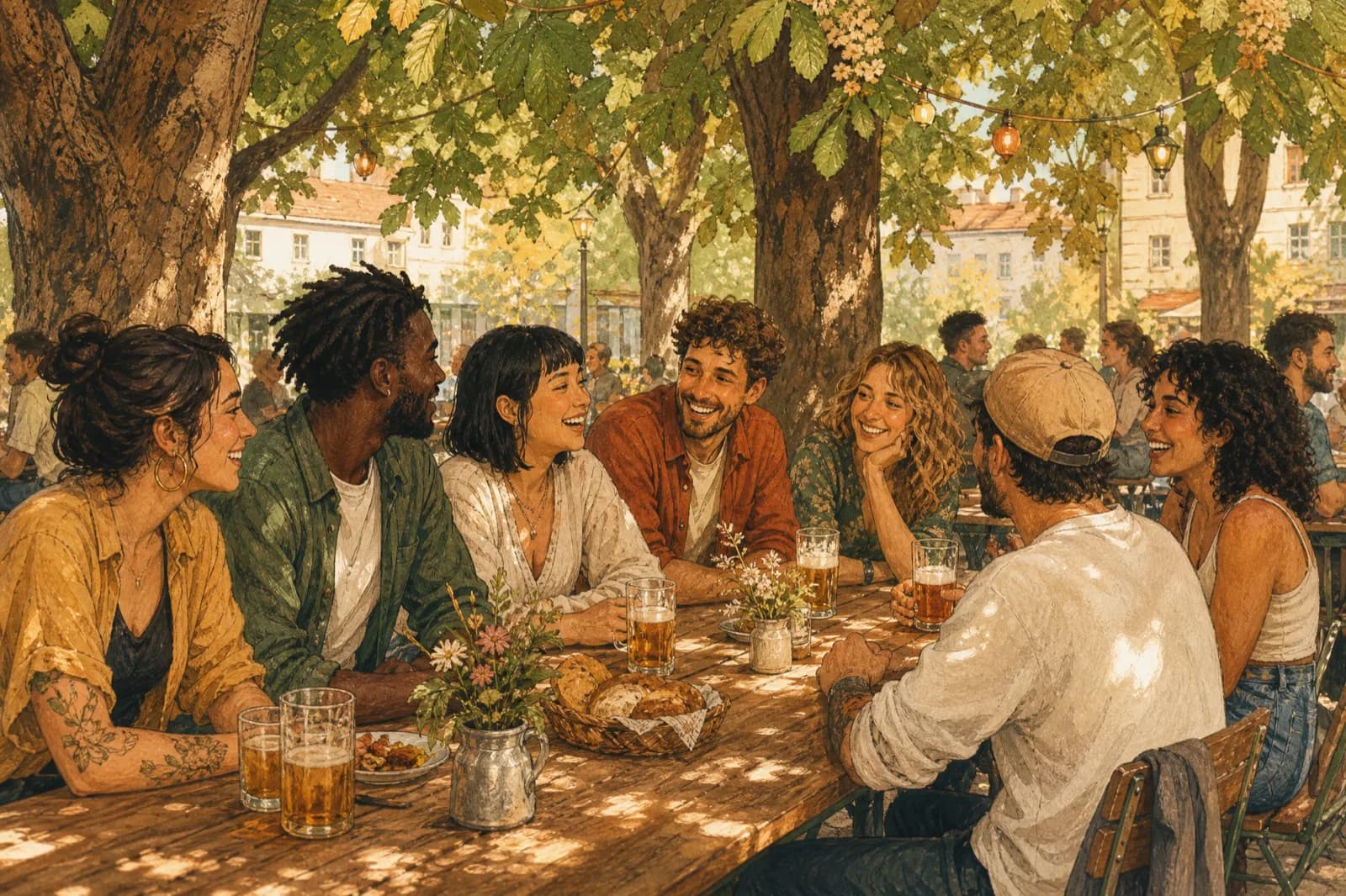 Biergarten & Community: Warum offene Tische verbinden