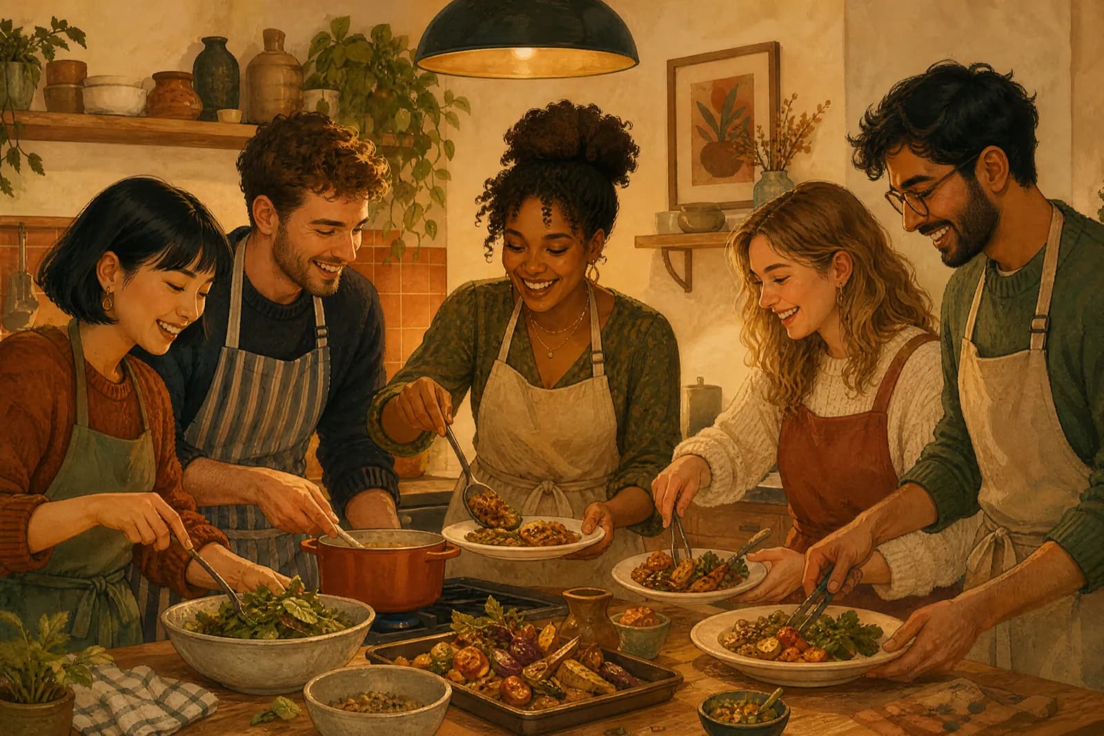 Kochabend: Wie gemeinsames Kochen Freundschaften entstehen lässt