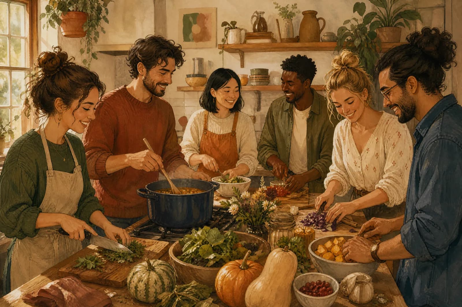 Kochen als sozialer Treffpunkt: Warum gemeinsames Kochen verbindet