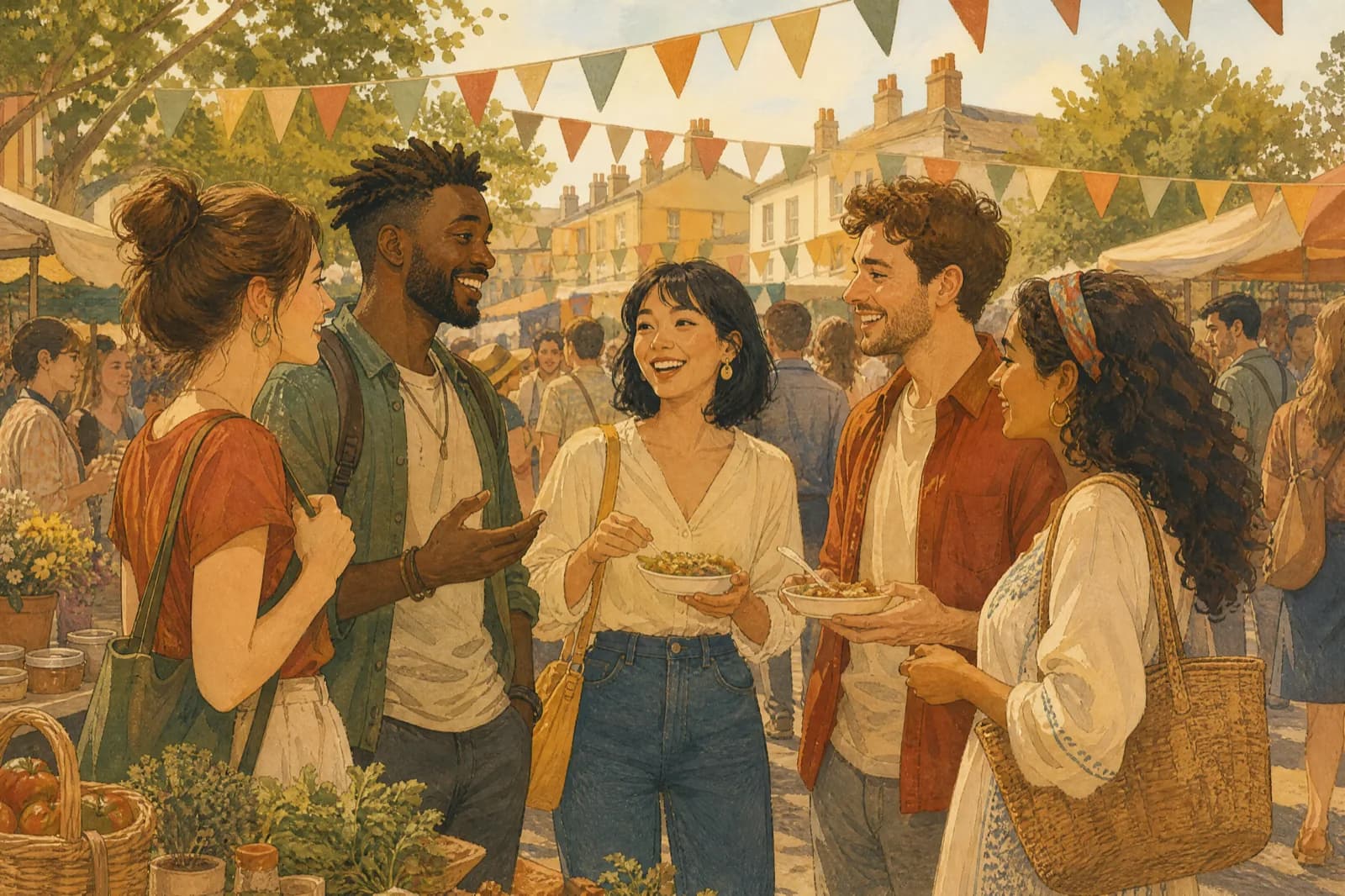 Stadtfeste und lokale Events: Neue Kontakte knüpfen im Sommer
